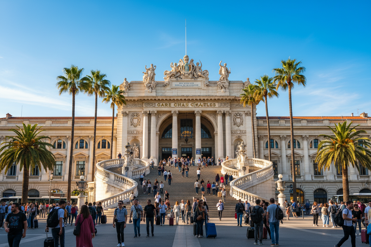 Transfert gare st Charles